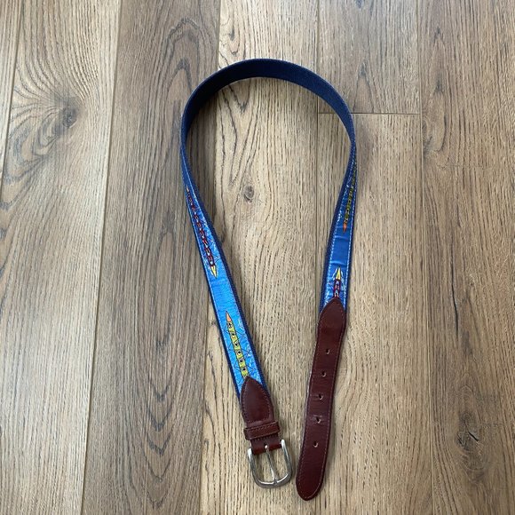 The Belted Cow Company | Leather Tab Belt | Crew and Rowing - Picture 2 of 4